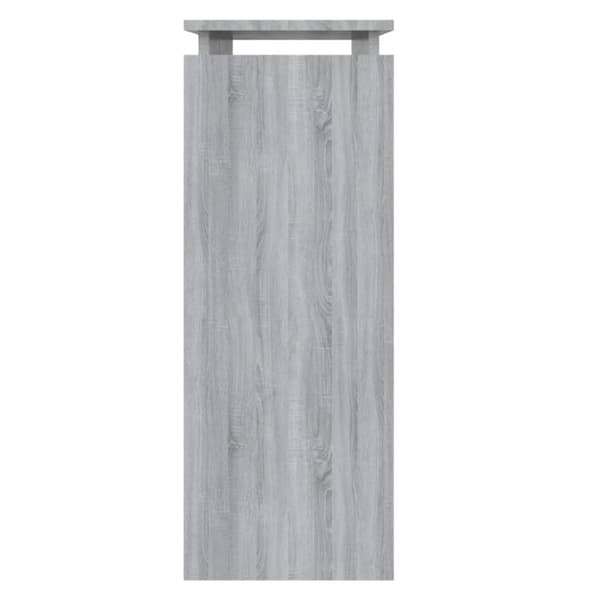 Konsolipöytä harmaa Sonoma 80x30x80 cm tekninen puu