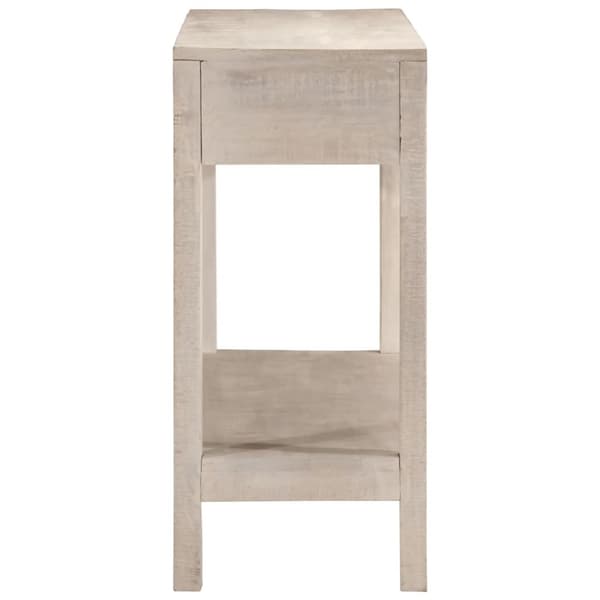 konsolbord 110x35x75 cm massivt mangotræ