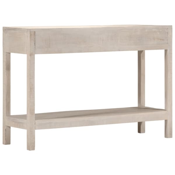 konsolbord 110x35x75 cm massivt mangotræ