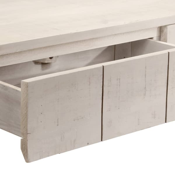 konsolbord 110x35x75 cm massivt mangotræ