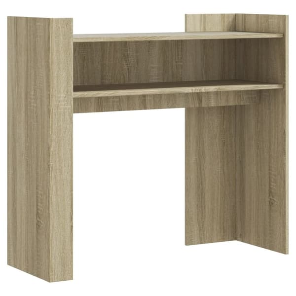 Konsolbord sonoma ek 100x35x90 cm konstruerat trä