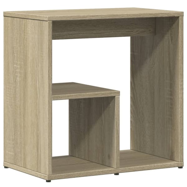sidebord 2 stk. 50x30x50 cm konstrueret træ sonoma-eg