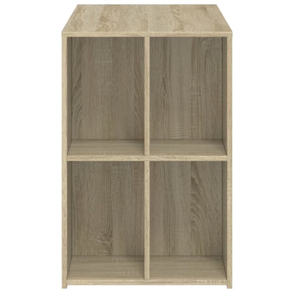 skrivebord 102x50x75 cm konstrueret træ sonoma-eg