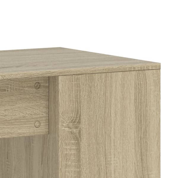 skrivebord 102x50x75 cm konstrueret træ sonoma-eg
