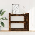 Miniatyrbild 3 av 9: Konsolbord rökfärgad ek 100x35x90 cm konstruerat trä