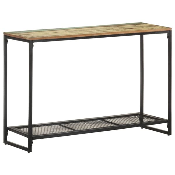 Konsolipöytä 110x35x75 cm kierrätetty täyspuu