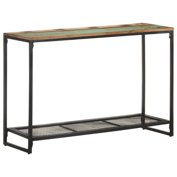 Konsolipöytä 110x35x75 cm kierrätetty täyspuu