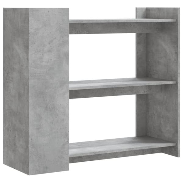 Konsolipöytä betoninharmaa 100x35x90 cm lastulevy