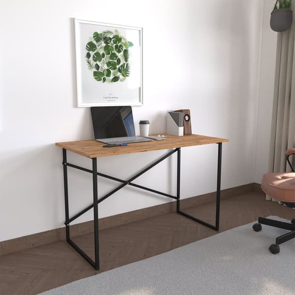 Insasi skrivebord eik dekor.