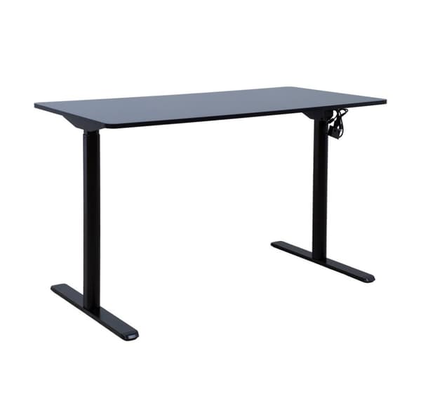 Skrivebord ERGO LIGHT med 1 motor 120x60xH72,5-117,5cm, sort