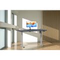 Miniatyrbilde 6 av 6: LonaE skrivebord elektrisk hev-senk-funksjon 140x80x71-120cm antracitt, sølvfarget.