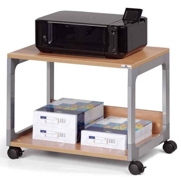 Kontorsbord - DURABLE - Multi Trolley 48 - Grå - Silver - Contemporary