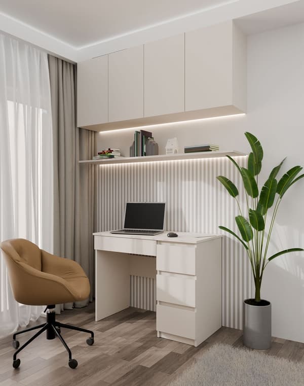 Mijas RIGHT CASHMERE skrivebord