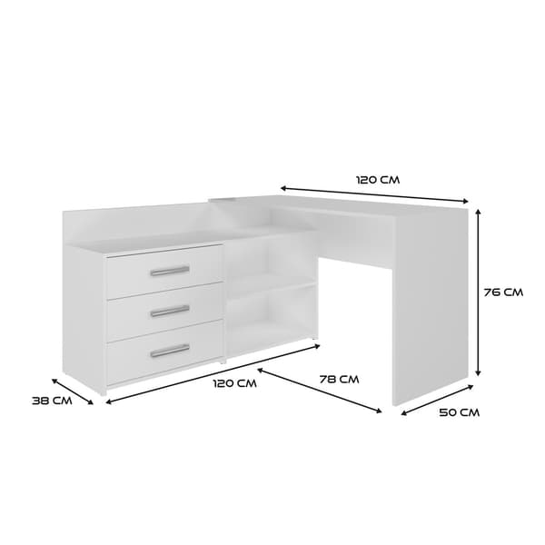 DANY DANY HVID skrivebord