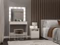 Miniatyrbild 4 av 5: Marina T+ 2S+L sminkbordsset, VIT