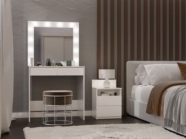 Marina T+ 2S+L sminkbordsset, VIT
