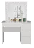 Miniatyrbillede 2 af 4: Marina toiletbordssæt T/L+MIJ/P HVID