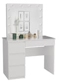Miniatyrbild 1 av 4: Marina sminkbordsset Z/L+MIJ/L VIT
