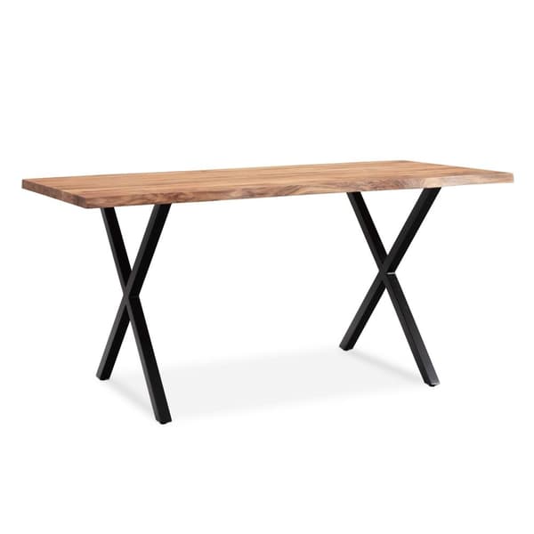 Rootz moderne kontorbord - massivt træbord - udtryksfuld trækant - rektangulær - håndlavet - 180 cm x 90 cm x 76 cm