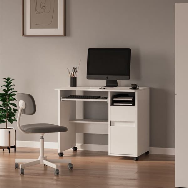 Vicco Office Polo, Vit, 91 x 59 cm