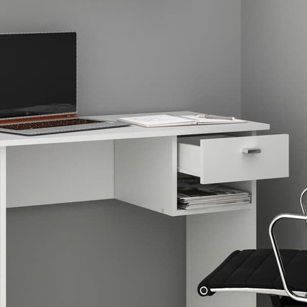 Vicco Colin skrivbord, Vit, 90 x 50 cm