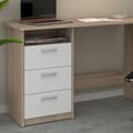 Miniatyrbild 5 av 6: Vicco Meiko skrivbord, Vit/Sonoma, 120 x 50 cm