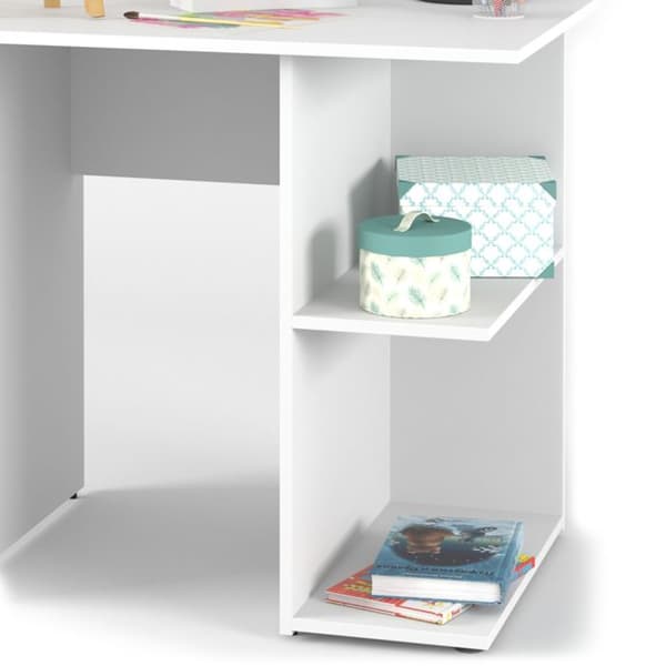 Vicco Simple Skrivbord, Vit, 82 x 60 cm