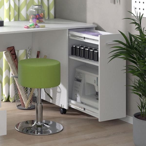 Vicco Verona skrivbord, Vit, 148 x 60 cm
