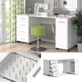 Miniatyrbild 2 av 6: Vicco Verona skrivbord, Vit, 148 x 60 cm