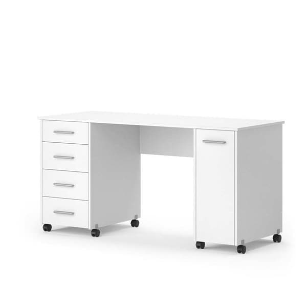 Vicco Verona skrivbord, Vit, 148 x 60 cm