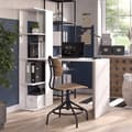 Miniatyrbild 4 av 6: Tower Desk, 122,2 x 55,2 cm med 4 fack, Vit, Vicco