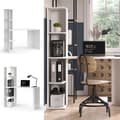Miniatyrbild 2 av 6: Tower Desk, 122,2 x 55,2 cm med 4 fack, Vit, Vicco