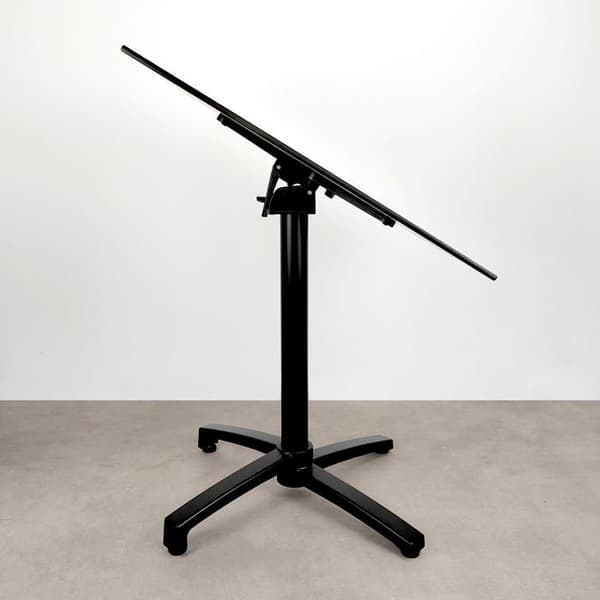 Hopfällbart terrassbord i kompakt HPL ekträdekor 70 x 70