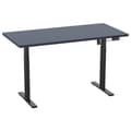 Miniatyrbild 1 av 4: LonaE skrivbord elektrisk höj- och sänkfunktion 140x80x71-120cm antracit, svart.