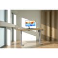 Miniatyrbillede 6 af 6: LonaE skrivebord elektrisk hæve sænke funktion 160x80x71-120cm eg dekor, sølvfarvet.