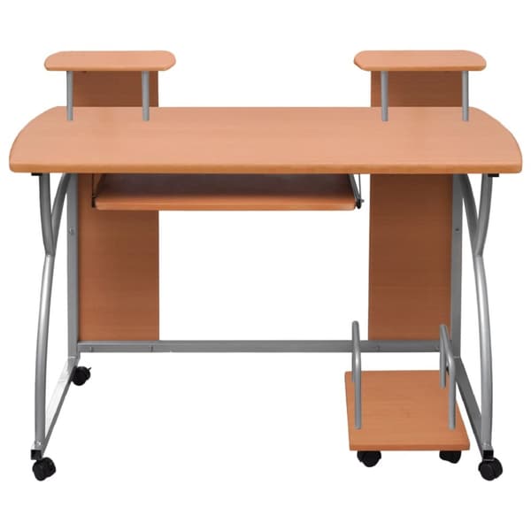 Datorbord brun 110x52x88,5 cm konstruerat trä