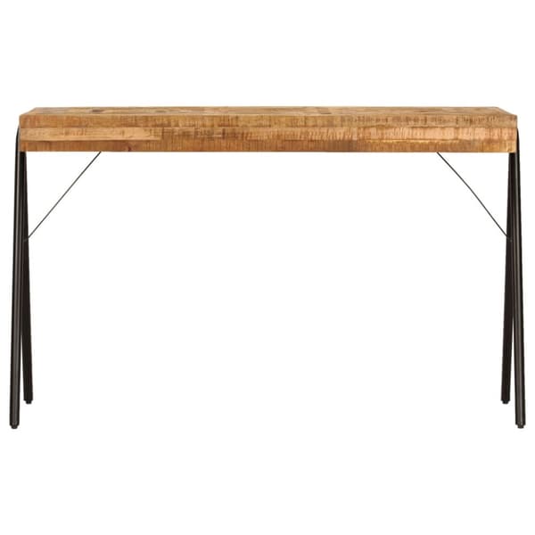 Skrivbord massivt mangoträ 118x50x75 cm