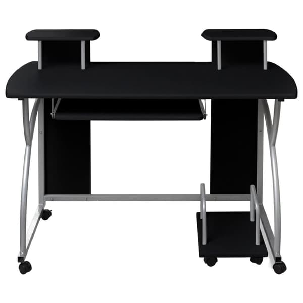 Datorbord svart 110x52x88,5 cm konstruerat trä