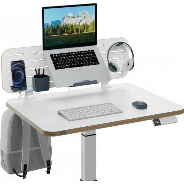 Leitz Ergo opbevaringsplade med holder til bærbar computer, 80x25 cm