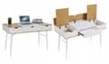 Miniatyrbillede 5 af 7: ELEGANT DESK til kontorkontor, MODERNE STOR SKUFFE, computerbord