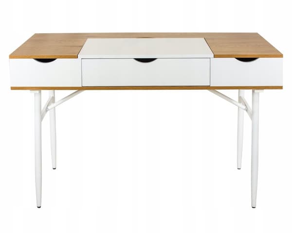 ELEGANT DESK til kontorkontor, MODERNE STOR SKUFFE, computerbord