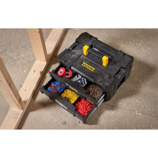Mallette 2 lådor Tstak-Fatmax Stanley 8l - 44 x 33,17 x 17,6 cm - fmst1-71969