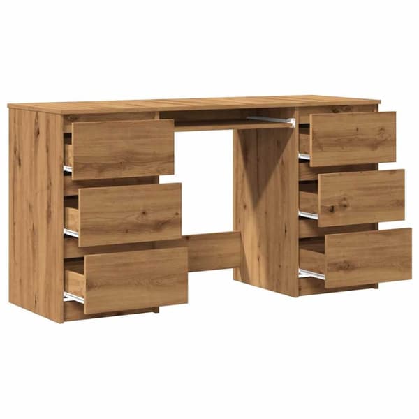Työpöytä Artisan Oak 140x50x77 cm Puu Materiaali