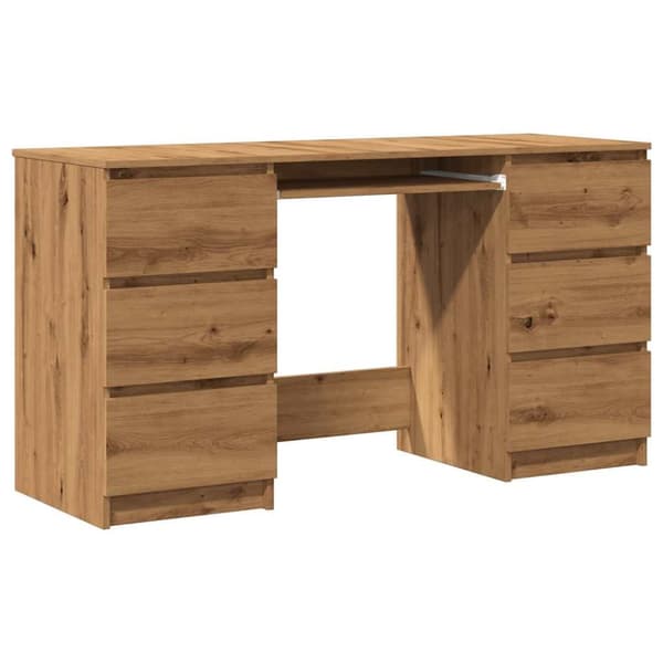 Työpöytä Artisan Oak 140x50x77 cm Puu Materiaali