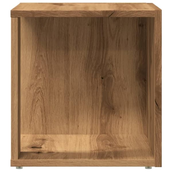 sidebord 33x33x34 cm konstrueret træ kunsteg