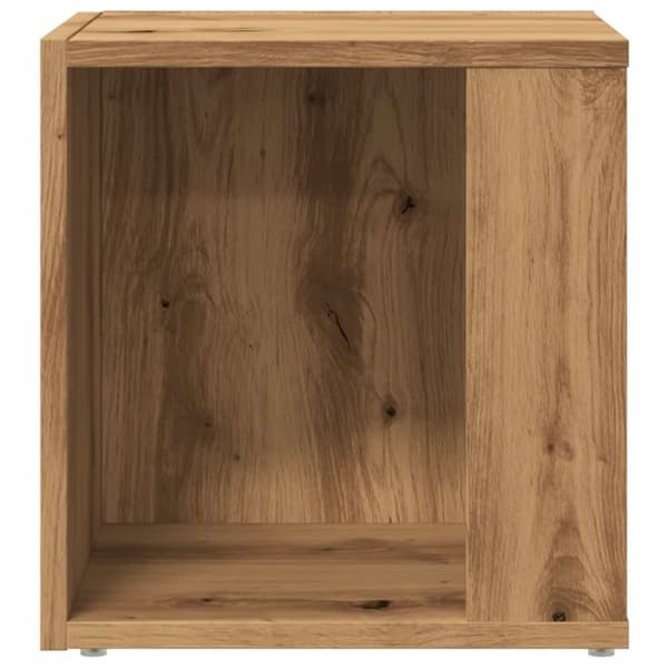 sidebord 33x33x34 cm konstrueret træ kunsteg