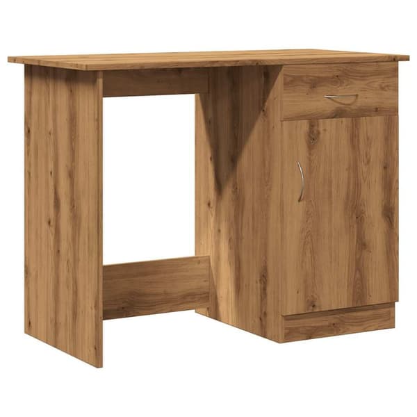 Työpöytä Artisan Oak 100x50x76 cm Puu Materiaali
