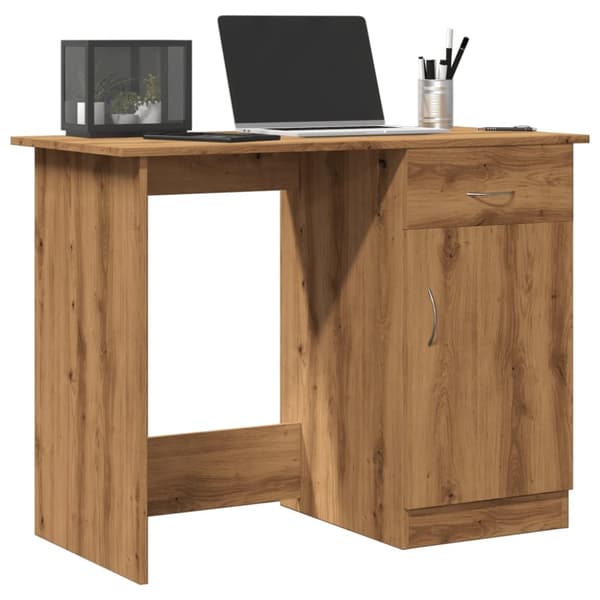 Työpöytä Artisan Oak 100x50x76 cm Puu Materiaali