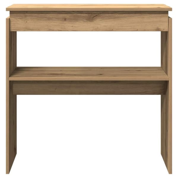 Konsolbord artisan ek 80x30x80 cm konstruerat trä