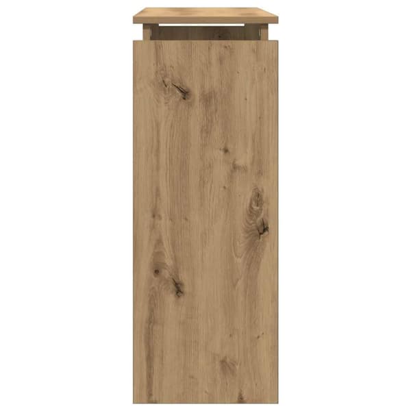 Konsolbord artisan ek 80x30x80 cm konstruerat trä